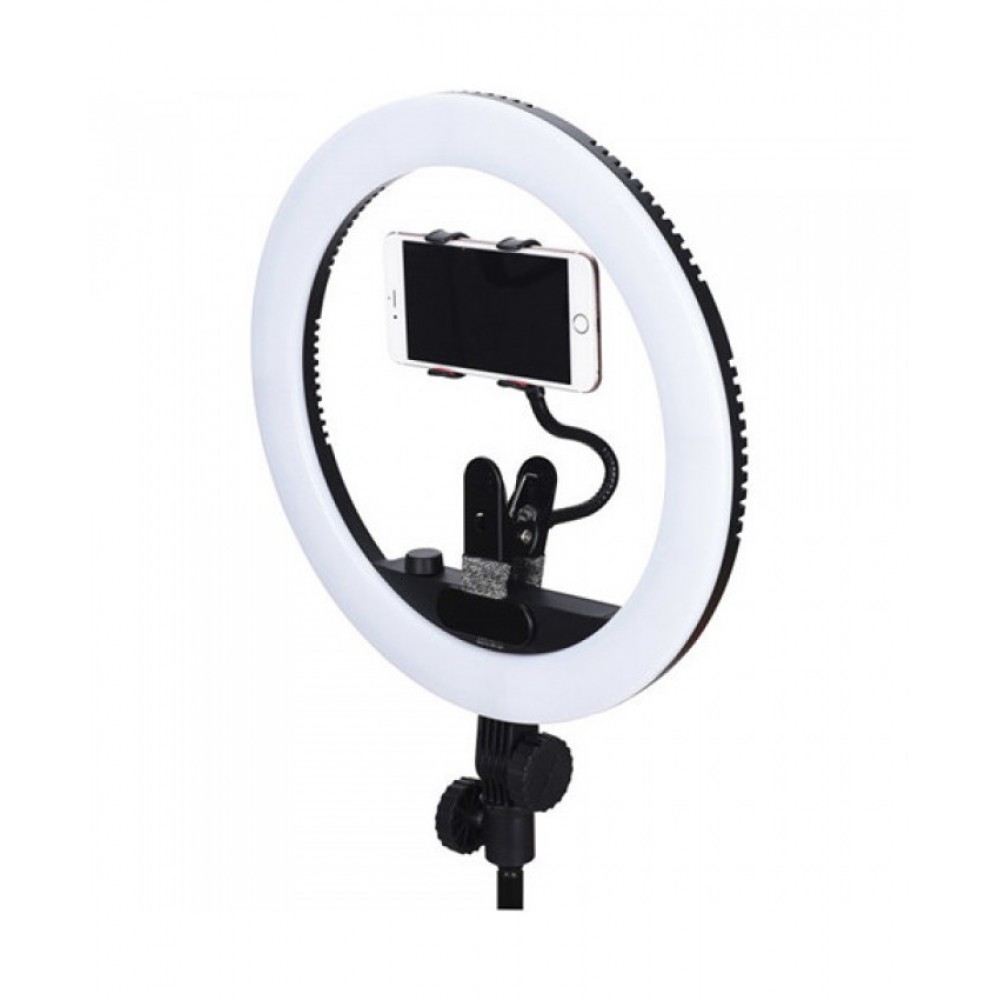 Yongnuo YN408 Bi-Color LED Ring Light with Phone Stand    