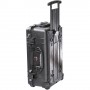 Pelican 1510SC Studio Case with Lid Organizer and Yellow Divider Set (Black)