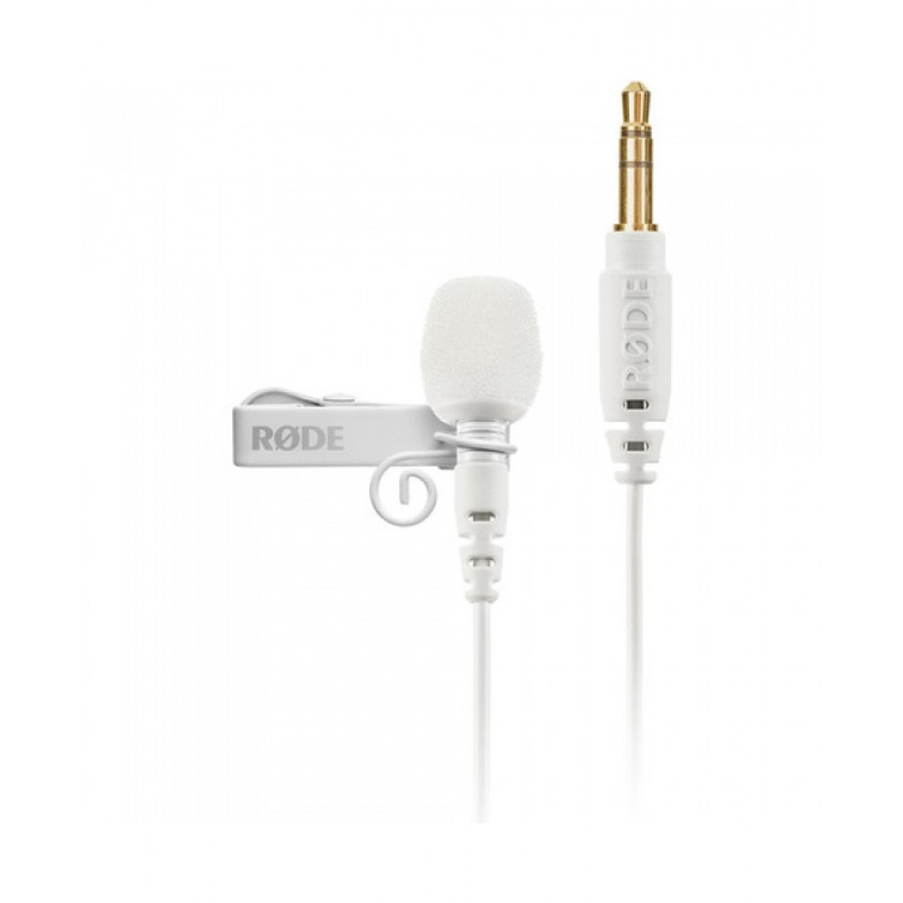 Rode Lavalier GO Omnidirectional Lavalier Microphone for Wireless GO Systems White