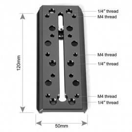 SmallRig Quick Dovetail for Manfrotto MVA500AH and MVH500A Heads