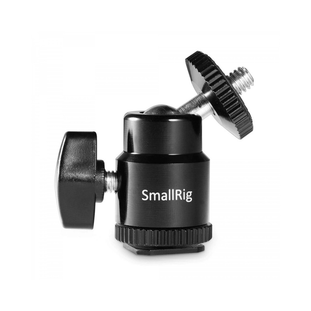 SmallRig Camera Hot Shoe Mount with 1/4"-20 Screw Ball Head