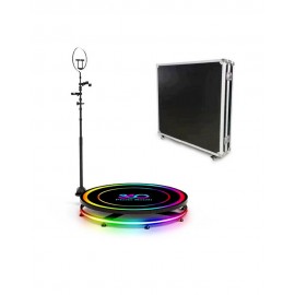 360Photo Booth Rotating Machine For Events Parties Automatic Spin Selfie Platform 100CM