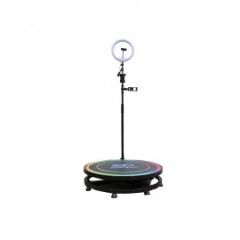360Photo Booth Rotating Machine For Events Parties Automatic Spin Selfie Platform 100CM