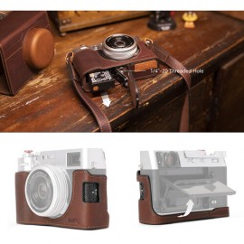 SmallRig Leather Half Case Kit for FUJIFILM X100VI (Brown)