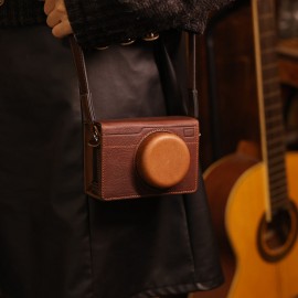 SmallRig Leather Half Case Kit for FUJIFILM X100VI (Brown)