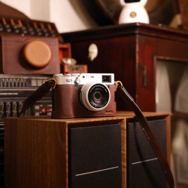 SmallRig Leather Half Case Kit for FUJIFILM X100VI (Brown)