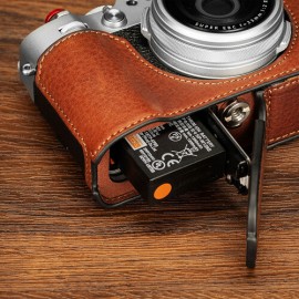 SmallRig Leather Half Case for FUJIFILM X100VI (Brown)