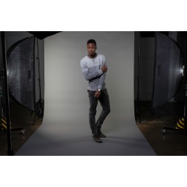 Superior Seamless Neutral Grey Background Paper Roll 2.72m #4