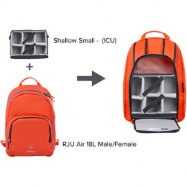 f-stop Rju Air 18L Backpack with Small Shallow ICU (Anthracite Black)