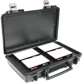 Aputure MC 4-Light Travel Kit with Charging Case  