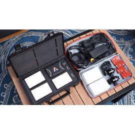 Aputure MC 4-Light Travel Kit with Charging Case  