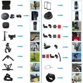 Accessories Kit for Insta360 X5 / X4