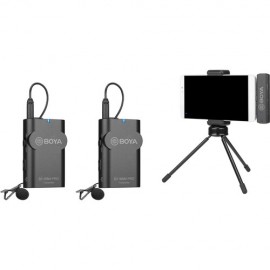 BOYA BY-WM4 PRO-K4 Dual-Channel Digital Wireless Microphone System for iOS