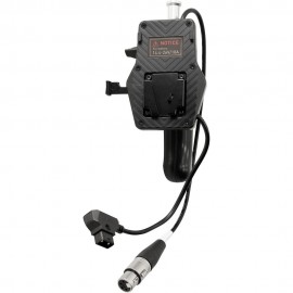Nanlite V-Mount Battery Grip with 4-Pin XLR Connector for Forza LED Lights