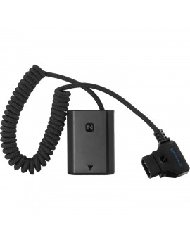 Kondor Blue D-Tap to NP-FZ100 Dummy Battery Cable for Sony a7S III (Black)