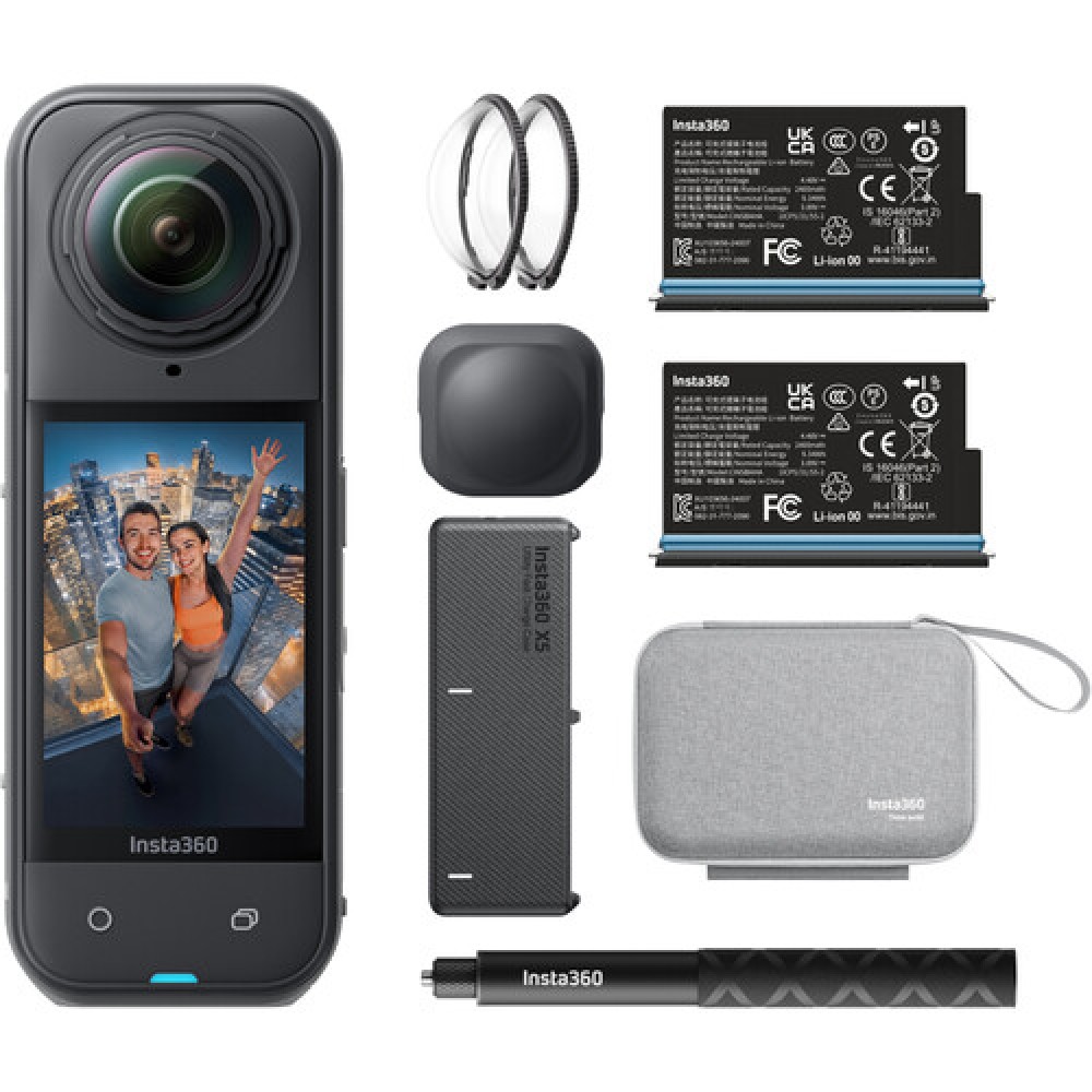 Insta360 X5 360 Action Camera Essentials Bundle