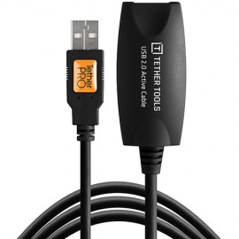 Tether Tools TetherPro USB 2.0 Active Extension Cable (16', Black)