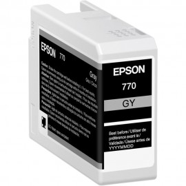 Epson 770 UltraChrome PRO10 Gray Ink Cartridge (25mL)