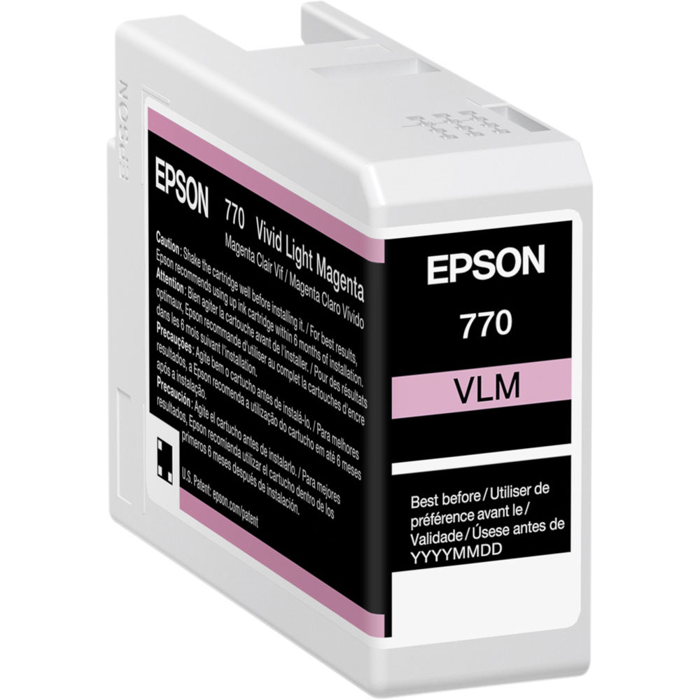 Epson 770 UltraChrome PRO10 Vivid Light Magenta Ink Cartridge (25mL)