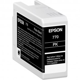 Epson 770 UltraChrome PRO10 Photo Black Ink Cartridge (25mL)