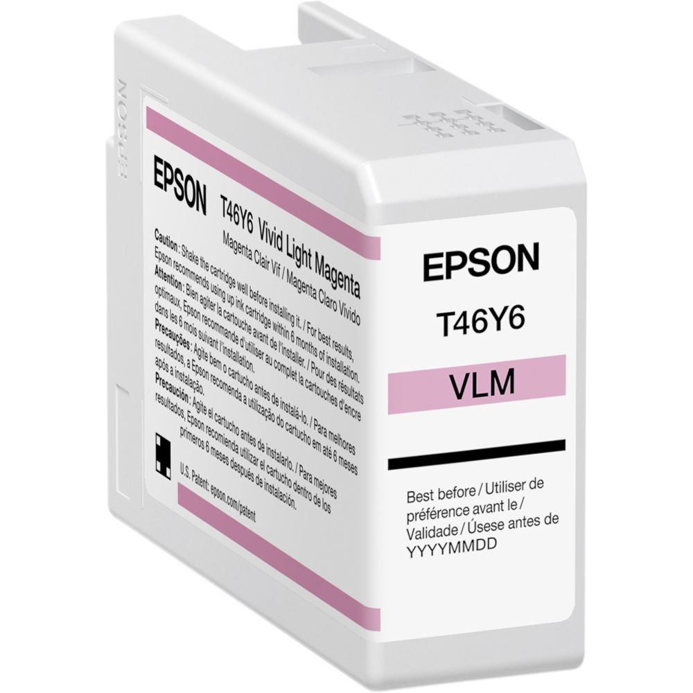 Epson T46Y Vivid Light Magenta UltraChrome PRO10 Ink Cartridge (50mL)