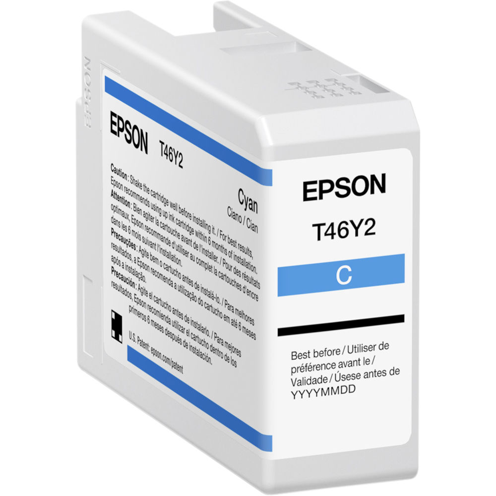 Epson T46Y Cyan UltraChrome PRO10 Ink Cartridge (50mL)