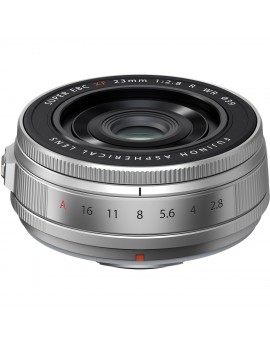 FUJIFILM XF 23mm f/2.8 R WR Lens (FUJIFILM X, Silver)