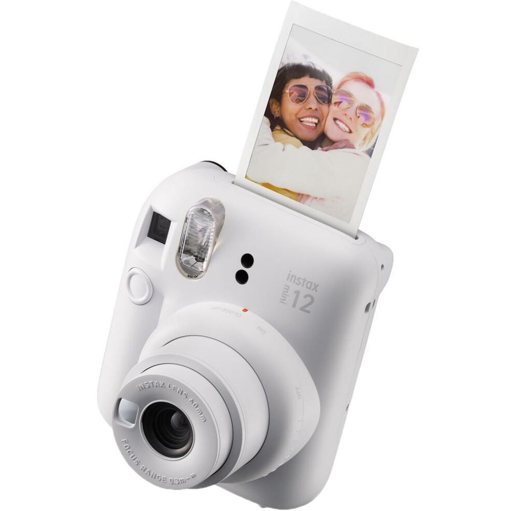 FUJIFILM instax mini 12 Instant Film Camera (Clay White)