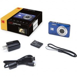 Kodak Pixpro FZ55 Digital Camera (Blue) With Memory Card SanDisk 128GB	