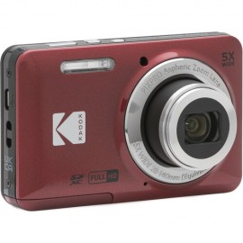 Kodak Pixpro FZ55 Digital Camera (RED) With Memory Card SanDisk 128GB