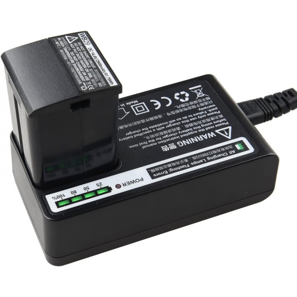 Godox Charger and Cable for AD200, AD200PRO, AD300PRO Pocket Flash