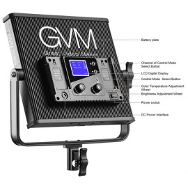 GVM 50RS RGB LED Lights Panel