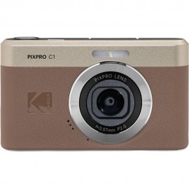 Kodak PIXPRO C1 Compact Digital Camera (Brown)