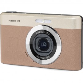 Kodak PIXPRO C1 Compact Digital Camera (Brown)