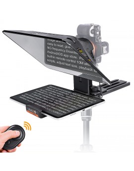 LENSGO TC12P 12.9 Teleprompter with Remote Control for Smartphone Tablets