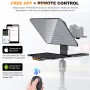 LENSGO TC12P 12.9 Teleprompter with Remote Control for Smartphone Tablets