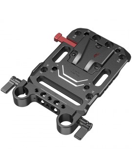 SmallRig V-Lock Battery Plate with 15mm LWS Rod Clamp