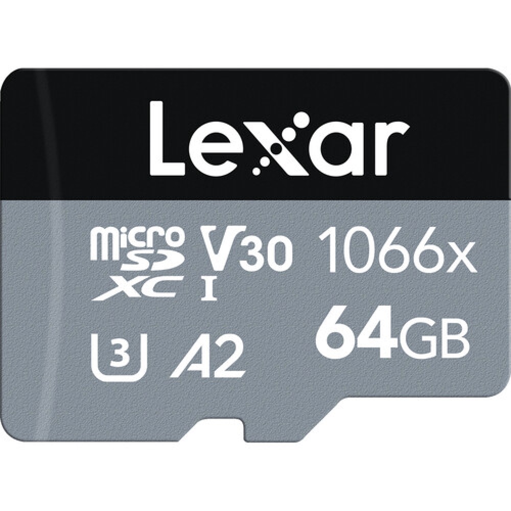 Lexar 64GB Professional 1066x UHS-I microSDXC Memory Card