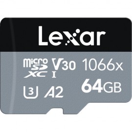 Lexar 64GB Professional 1066x UHS-I microSDXC Memory Card