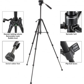 Magnus VT-100 Tripod System with 2-Way Pan Head