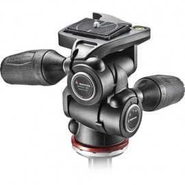 Manfrotto 3 Way Tripod Head Mark II in Adapto with retractable levers (MH804-3W)