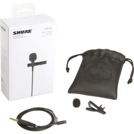Shure MOTIV MVL Omnidirectional Lavalier Microphone for Smartphones