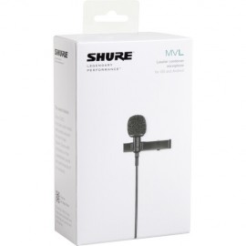 Shure MOTIV MVL Omnidirectional Lavalier Microphone for Smartphones