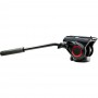 Manfrotto 500 Fluid Video Head with 190X Video Aluminum Tripod & Leveling Column Kit