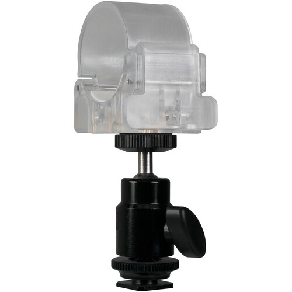 Nanlite Pavotube Transparent Polycarbonate Clip and Mini Ball Head