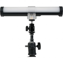 Nanlite Pavotube Transparent Polycarbonate Clip and Mini Ball Head