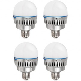 Nanlite PavoBulb 10C Bi-Color RGBWW LED Bulb (4-Light Kit)