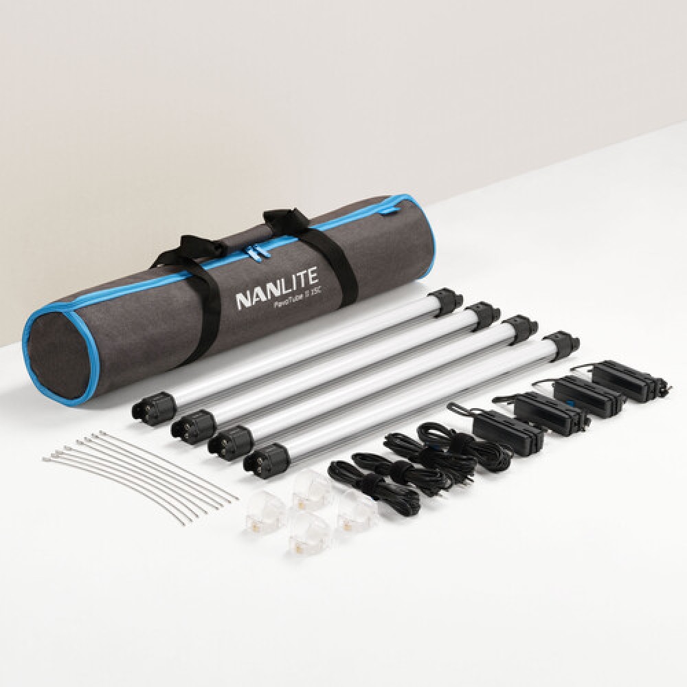 Nanlite PavoTube II 15C RGB LED Tube Light 4 Kit