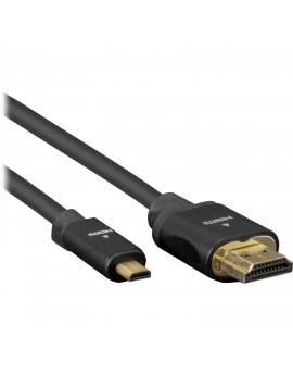 Pearstone HDD-210 High-Speed Micro-HDMI to HDMI Cable with Ethernet (10')