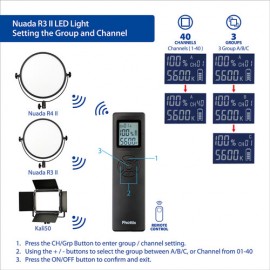 Phottix Nuada R3 II LED Light Twin Kit Set